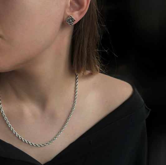 Labyrinth Earring Studs