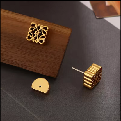 Labyrinth Earring Studs