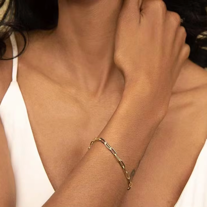 The Edgy Paperclip Bracelet
