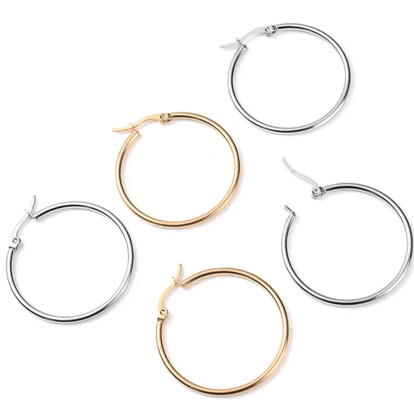 Luxe Loop Hoop Earrings