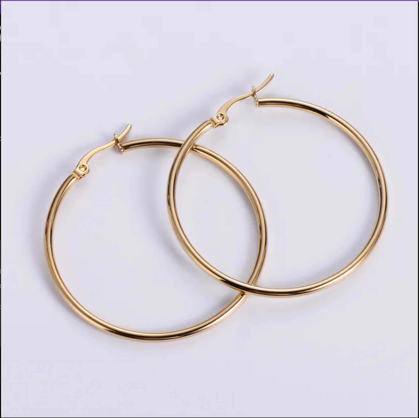 Luxe Loop Hoop Earrings