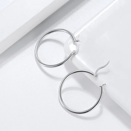 Luxe Loop Hoop Earrings