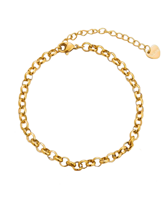 Link Chain Bracelet (Charm Bar)